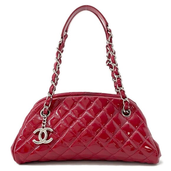 CHANEL Red Leather Shoulder Bag - Picture 1 of 13
